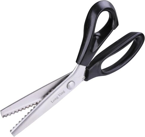 مقصات صدفية للنسيج، مقص متعرج احترافي، قطع الخياطة المحمولة (صدفي 7 مم) in Kuwait