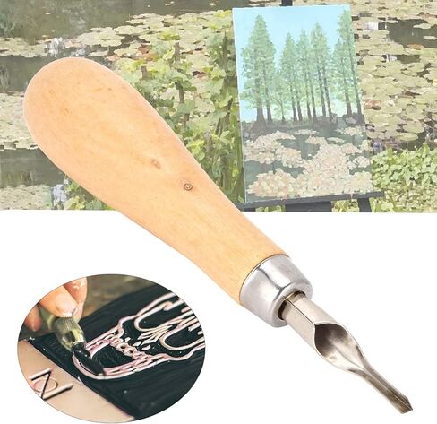 Joyzan Linoleum Cutter Kit, Linocut Carving Tools Assortment Cutting Lino Block Sculpting Knife Printing DIY Stamp Craft Sculpture Carpenter Experts Beginners Printmaker Artist Woodworking 10 Blades in Saudi Arabia