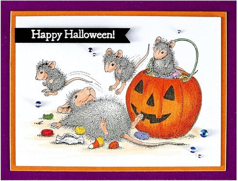 Spellbinders RSC-061 Trick or Treat! Cling Rubber Stamp Set from The House-Mouse Tree-mendous Christmas Collection in Kuwait