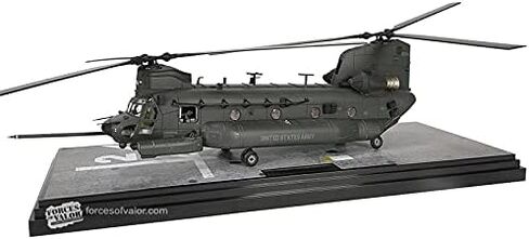 Forces of Valor 1:72 US Army B-Vertol MH-47G Chinook Heavy Lift Helicopter - 160th Special Operations Aviation Regiment 'Night Stalkers', 2014 in Saudi Arabia
