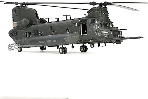 Forces of Valor 1:72 US Army B-Vertol MH-47G Chinook Heavy Lift Helicopter - 160th Special Operations Aviation Regiment 'Night Stalkers', 2014 in Saudi Arabia