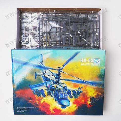 花田制造 DreamModel DM720024 KA-52 طائرة هليكوبتر هجومية روسية التمساح، مجموعة نماذج بمقياس 1/72 in Kuwait
