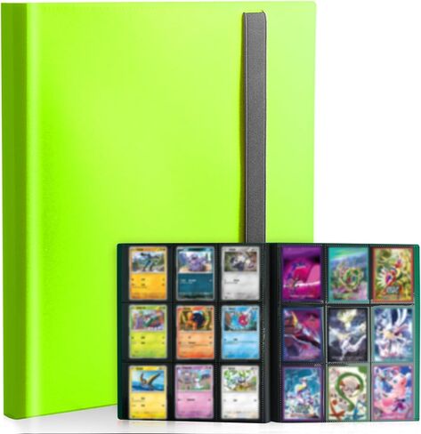 Card Binder 9-Pockets, Trading Card Binder, 20 Pages, 360 Card Capacity Collection Binder, Card Folder for MTG, TCG, Game Cards & Sports Cards（Red） in Kuwait
