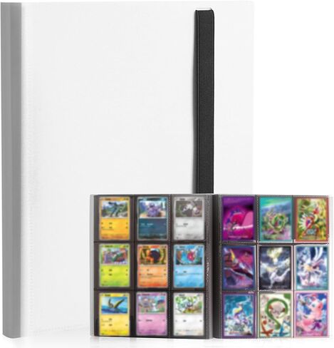 Card Binder 9-Pockets, Trading Card Binder, 20 Pages, 360 Card Capacity Collection Binder, Card Folder for MTG, TCG, Game Cards & Sports Cards（Red） in Kuwait