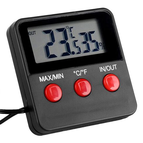 مقياس حرارة LCD رقمي - مقياس درجة الحرارة والرطوبة لحاضنات البيض، وحفظ الحيوانات الأليفة والاستخدام المنزلي in Kuwait