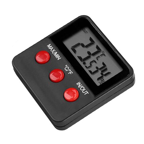 مقياس حرارة LCD رقمي - مقياس درجة الحرارة والرطوبة لحاضنات البيض، وحفظ الحيوانات الأليفة والاستخدام المنزلي in Kuwait