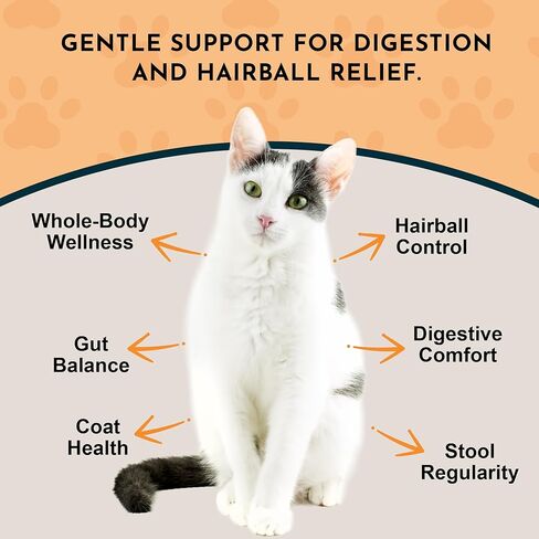 تركيبة تخفيف كرات الشعر من Animal Essentials - علاج كرات الشعر للكلاب والقطط، دواء كرات الشعر، علاج كرات الشعر، مستخلص جذور الخطمي - 2 أونصة سائلة in Kuwait