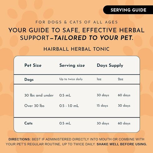 تركيبة تخفيف كرات الشعر من Animal Essentials - علاج كرات الشعر للكلاب والقطط، دواء كرات الشعر، علاج كرات الشعر، مستخلص جذور الخطمي - 2 أونصة سائلة in Kuwait