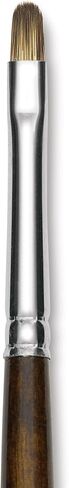 Silver Brush Limited 26326 Monza Short Filbert Brush for Oil & Acrylics Paintings, Size 6, Long Handle in Saudi Arabia