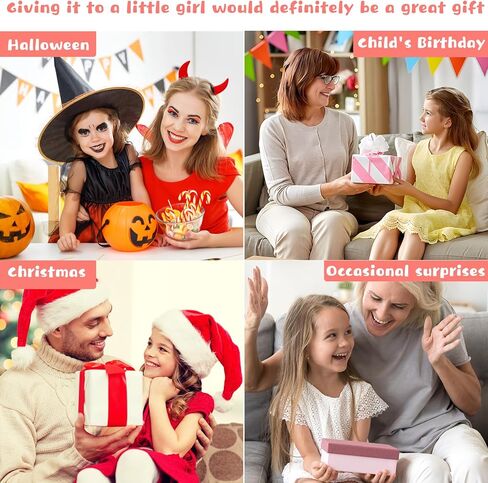 مجموعة أقراط بمشبك على الأقراط من Sunxiner مناسبة للأعمار من 4 إلى 12 عامًا للفتيات الصغيرات، 10/12/30/32، مجموعة هدايا مجوهرات بأقراط صغيرة لطيفة على الأقراط in Kuwait