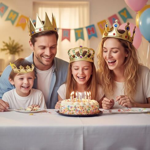 6 قطع من تيجان عيد الميلاد الملك، وتيجان الأميرات والأميرات من الفوم الذهبي، وقبعات حفلات الملك والملكة بتصميم الأحجار الكريمة، وأغطية الرأس للأطفال، ومستلزمات حفلات أعياد الميلاد للأولاد والبنات، وديكورات مناسبات عيد الميلاد in Kuwait