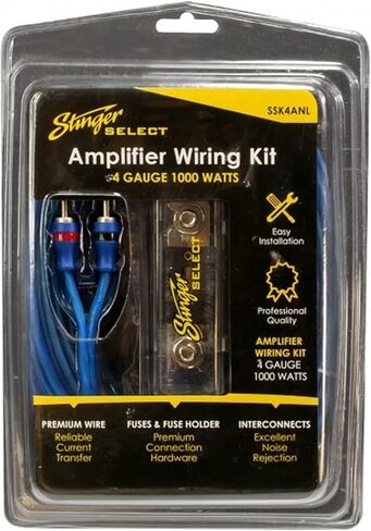 Soundquest SQK4ANL CCA 4 Gauge Wiring Kit in Saudi Arabia