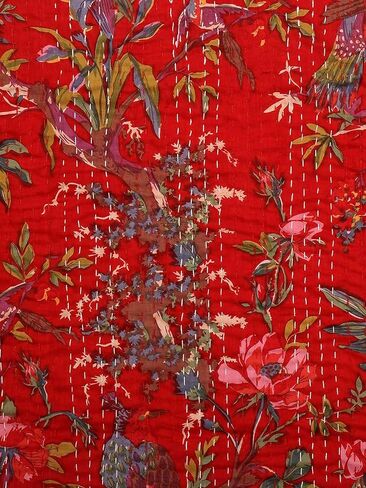 لحاف اليدوية للبيع طقم سرير بطانية اليدوية خمر لحاف Kantha عكسها غوداري بيزلي البوهيمي جايبوري ملاءات سرير مطبوعة in Kuwait