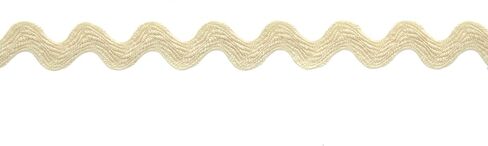 Essentials By Leisure Arts RIC Rac 1/2" 4 Yards Ivory - Rick Rack Trim for Sewing - Wavy RIC Rac Trim for Sewing and Crafts Ribbon Rick Rack in Saudi Arabia