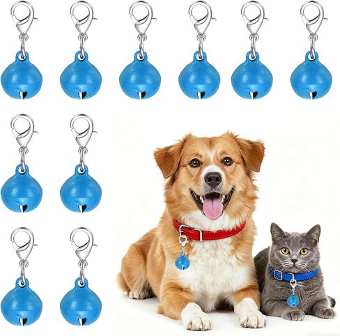 Cat Bell, Small Matte Pet Copper Bell Collars Charm with Lobster Buckle Loud Crisp Sound Anti-Lost Pendant Accessory in Saudi Arabia