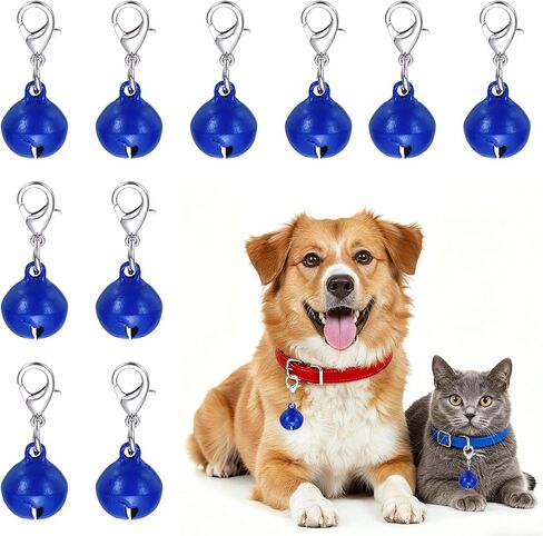 Cat Bell, Small Matte Pet Copper Bell Collars Charm with Lobster Buckle Loud Crisp Sound Anti-Lost Pendant Accessory in Saudi Arabia
