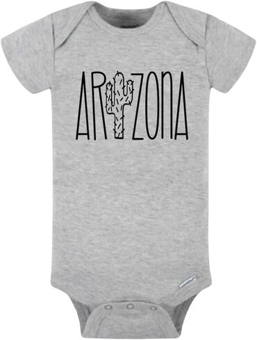 Arizona Baby Bodysuit – Cute Desert Cactus Graphic – Short Sleeve Infant Bodysuit – Unisex Baby Outfit – Arizona Baby Gift in Saudi Arabia