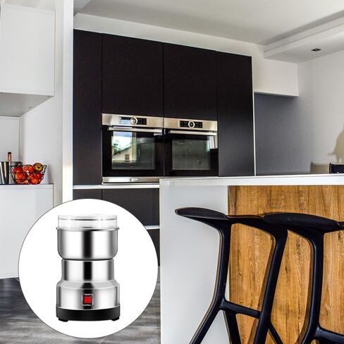 BESTYASH Stainless Steel Grinder for Home Kitchen Electric Powder Mill Machine for Grinding Coffee Beans Spices Nuts Grains with Powerful Motor and Detachable Design in Saudi Arabia