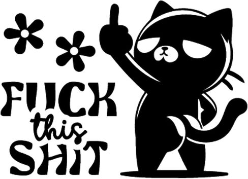 Funny Coffee Mug - F*ck this Shit Cat Mug in Saudi Arabia