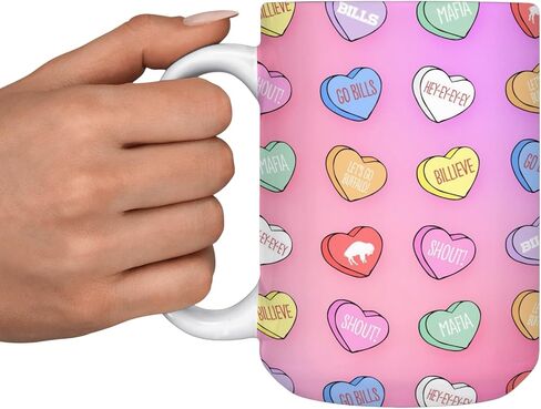 Buffalo Coffee Mug- I Buffalo I Gift I Football | Valentines Day | Heart Coffee Mug in Saudi Arabia
