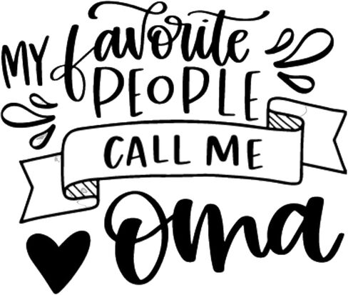 كوب My Favorite People Call Me Oma - كوب قهوة من السيراميك سعة 15 أونصة in Kuwait