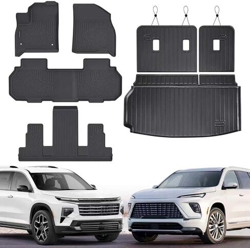 Floor Mats & Cargo Liner Compatible with 2010 2011 Toyota Prius,All Weather Protection TPE, Anti-Slip Floor Mats & Trunk Mat Compatible with 2010 2011 Toyota Prius Accessories in Saudi Arabia