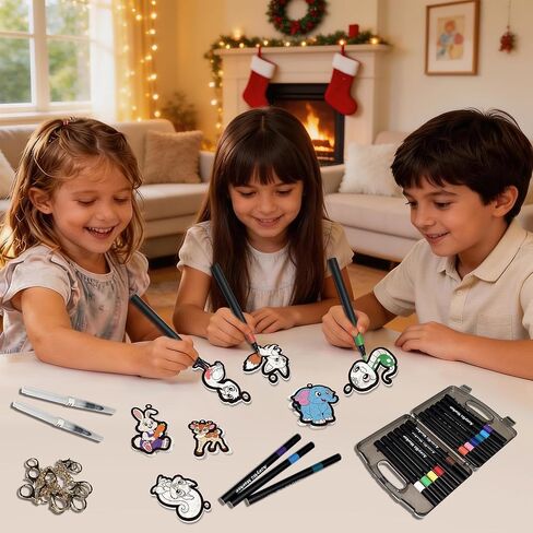 gookid Magic Puffy 3D Drawing Kit - Foam Texture Paper Puffy Popcorn Magic Painting Set, Water Activated Bubble Art Craft for Kids & Adults in Saudi Arabia