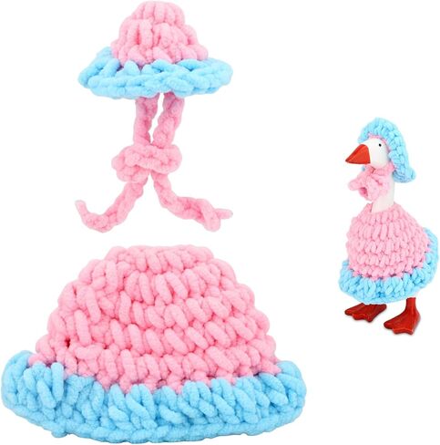 Easter Desk Goose Outfits Set, Gray Bunny Clothes for 7in/17.78cm Mini Magnetic Desk Goose Statue Party Spring Holiday Decor in Saudi Arabia