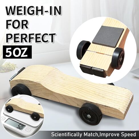 Kypikosp Pinewood Weights Kit - 7OZ Total - 4OZ 12 pcs 2 Sizes Derby Weights & 3OZ Stick-on Flexible Weight for Derby Car Kit Pinewood Car Kit Increasing Speed-No Drilling,Race Legal,Precise Matching in Saudi Arabia