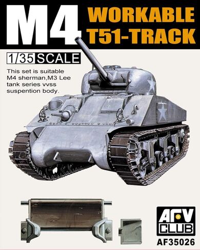 M-4/M-3 T51 Workable Track Links 1-35 AFV Club in Saudi Arabia