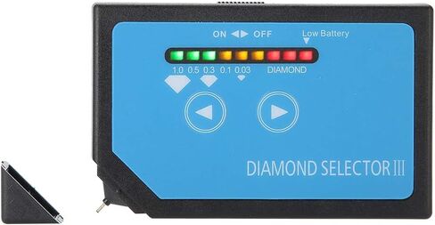 Lightweight, Pocket-size Jewelry Diamond Tester, Real Diamond LED Indicator, Accurate Testing, Easy to Carry, Metal Alert, Non-destructive Testing for Diamonds in Saudi Arabia