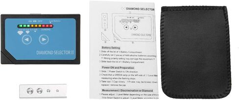 Lightweight, Pocket-size Jewelry Diamond Tester, Real Diamond LED Indicator, Accurate Testing, Easy to Carry, Metal Alert, Non-destructive Testing for Diamonds in Saudi Arabia