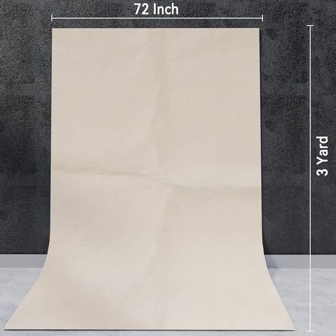 قماش PHOENIX من The Yard - 72 بوصة × 3 ياردة (72 × 108 بوصة) - مادة طبيعية من قطن البط لدعم الحرف اليدوية، قماش قطرة للرسم in Kuwait