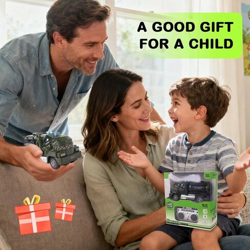 Multi Dinosaur Oil Tanker Military Truck Toy for Boys with Lights and Remote Control in Saudi Arabia