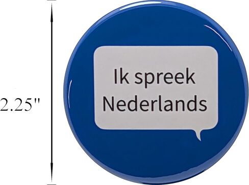 دبابيس Ik spreek Nederlands (أنا أتحدث الهولندية) - أزرار 2.25 بوصة - حزمة من 100 زر دبوس خلفي in Saudi Arabia