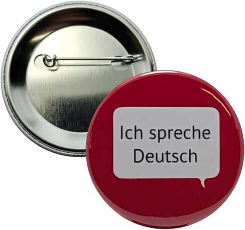 Ich spreche Deutsch (I speak German) pins - 2.25 inch buttons - Pack of 10 pinback buttons in Saudi Arabia