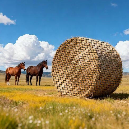VEVOR Hay Bag for Horses, 21.65 x 7.28 x 25.2 in, 1.81 x 1.81 in Holes, Premium Nylon Construction with PVC Waterproof Coating, Adjustable Hanging Straps and Metal Hooks, Slow Feed Hay Bag for Horses in Saudi Arabia