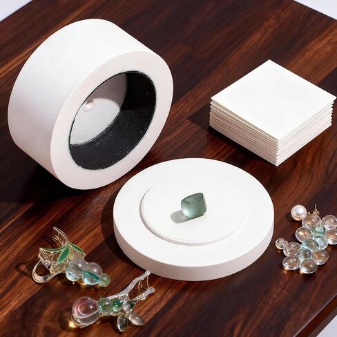 Extra Large Microwave Kiln, Professional Extra Large Microwave Kiln with 10 Kiln Papers for Glass Fusing Melting DIY Glass Jewelry Making at Home Workshop Art Craft Tool in Kuwait