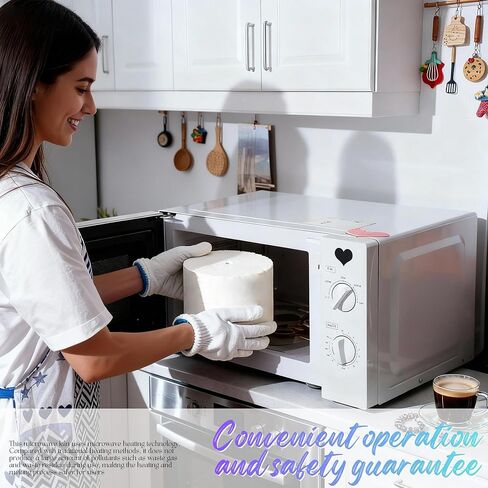 Extra Large Microwave Kiln, Professional Extra Large Microwave Kiln with 10 Kiln Papers for Glass Fusing Melting DIY Glass Jewelry Making at Home Workshop Art Craft Tool in Kuwait