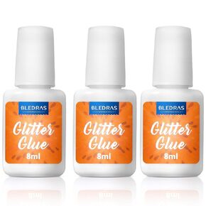 Body Glue for Glitter Tattoos, 3 Pack Glitter Glue, Body Adhesive Safe Non-Toxic Washable for Kids Adults, Ideal for Halloween, Skin Chunky Makeup, Carnival, Birthday Party, Theme Party(3Pcs) in Kuwait