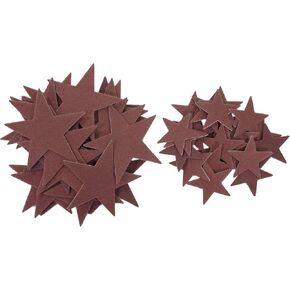Playfully Ever After 1.5 and 3 inch Combo Size Felt Star Stickers 46pc (Brown) in Saudi Arabia