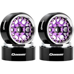 1.3″ Beadlock Wheels, Aluminum Alloy Negative Offset Adjustable Rims for for 1/18 1/24 RC Micro Crawlers Ascent18 TRX4M SCX24 FCX24 Upgrades Parts Upgrade Parts, 4PCS in Kuwait