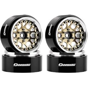 1.3″ Beadlock Wheels, Aluminum Alloy Negative Offset Adjustable Rims for for 1/18 1/24 RC Micro Crawlers Ascent18 TRX4M SCX24 FCX24 Upgrades Parts Upgrade Parts, 4PCS in Kuwait