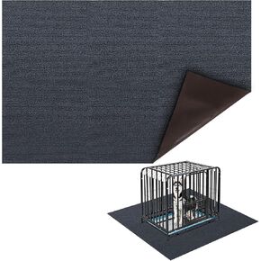 Dog Playpen Mat, Dog Crate Pad Liner for Kennel Training Under Pet Cage Non-Slip Kennel Mat to Protect Floors Extra Large Absorbs Urine Reusable Dog Playpen Mat, 47.23" X 60.23" in Kuwait