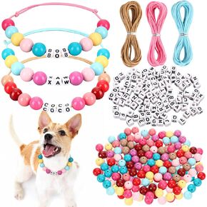 Quelay شخصية DIY مطرز الياقات الكلب قابل للتعديل اسم الرسالة الملونة كبيرة مطرز طوق سوار للكلاب الصغيرة والمتوسطة والكبيرة هدايا محبي الكلاب in Kuwait