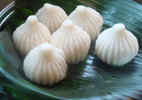 iKonbi Modak Mould Set of 2 - Plastic, Conical, Yellow in Saudi Arabia