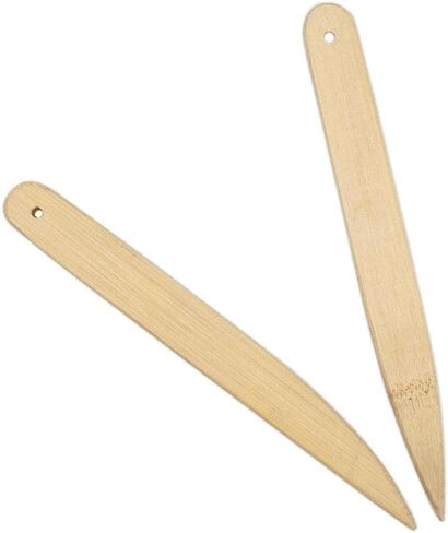2Pcs Bamboo Point Tuner Seam Creaser Creases Sewing Tool, Patchwork Crimping Seam Presser Tool, for Quilting Bamboo Point Turner, Sewing Seam Rippers in Saudi Arabia