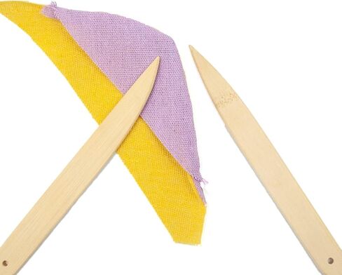 2Pcs Bamboo Point Tuner Seam Creaser Creases Sewing Tool, Patchwork Crimping Seam Presser Tool, for Quilting Bamboo Point Turner, Sewing Seam Rippers in Saudi Arabia