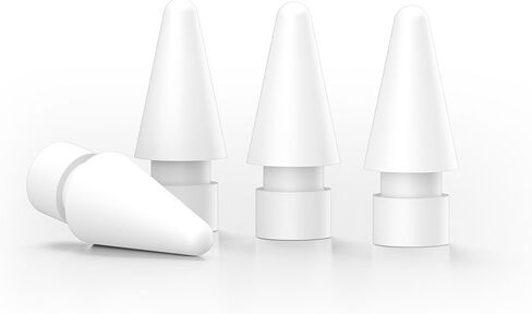 Apple Pencil Replacement Tips for 2nd/1st Generation (4-Pack), Compatible with iPad Pro Pencil 2nd/1st Generation—Genuine Material Tips in Saudi Arabia