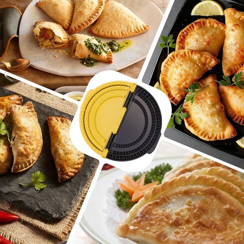Tortilla Sealer Crimper Press Maker – 3 in 1 Adjustable 6 8 10 Inch Tool Machine for Quesadilla Taco Burrito Empanada Dumpling - Tortillas folder for Wrap Sandwich Empanadas Pie in Saudi Arabia